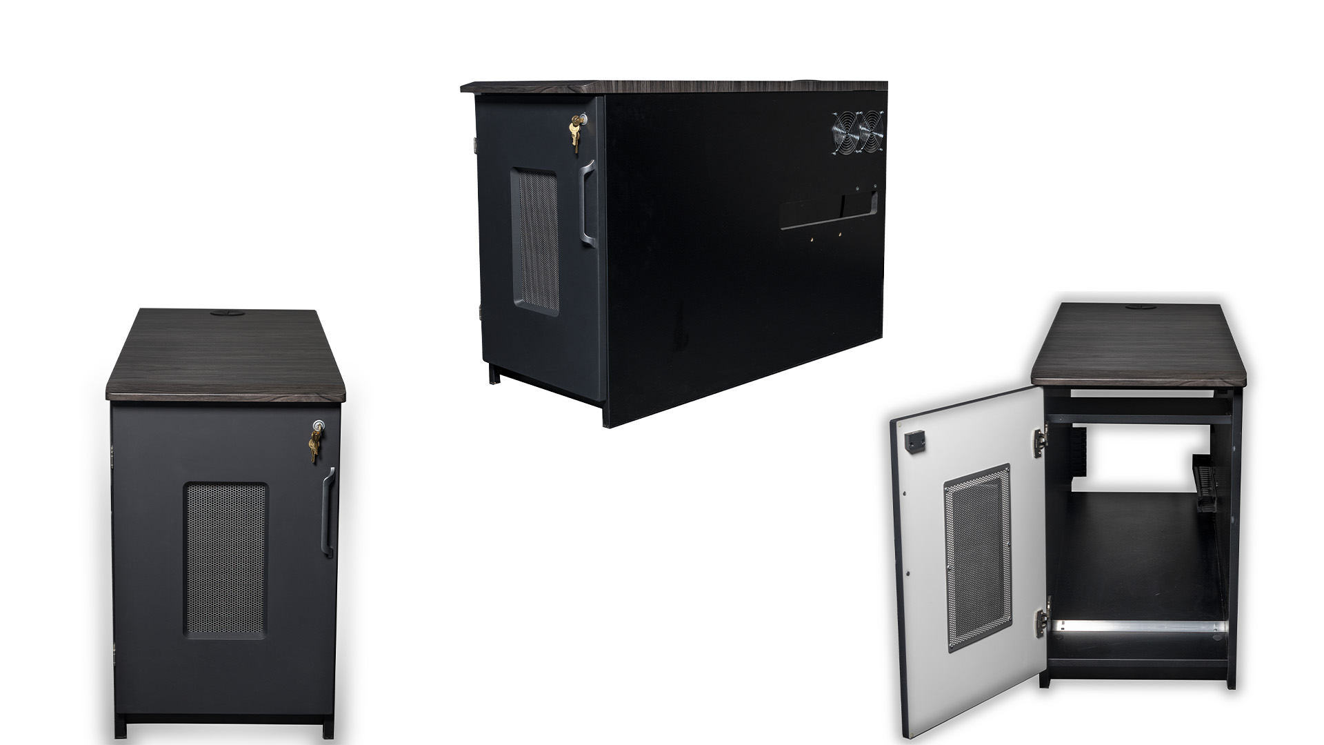 Xybix | Storage and Accessories | 911 Dispatch Desk Treadmill and Bike